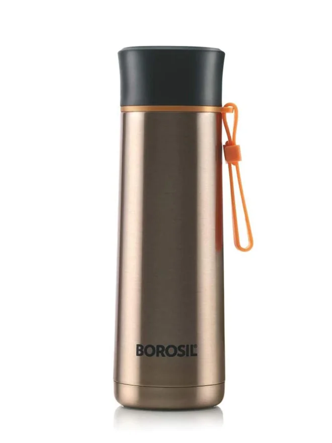 BOROSIL Vacuum Sprint Bottle Gold 400ml