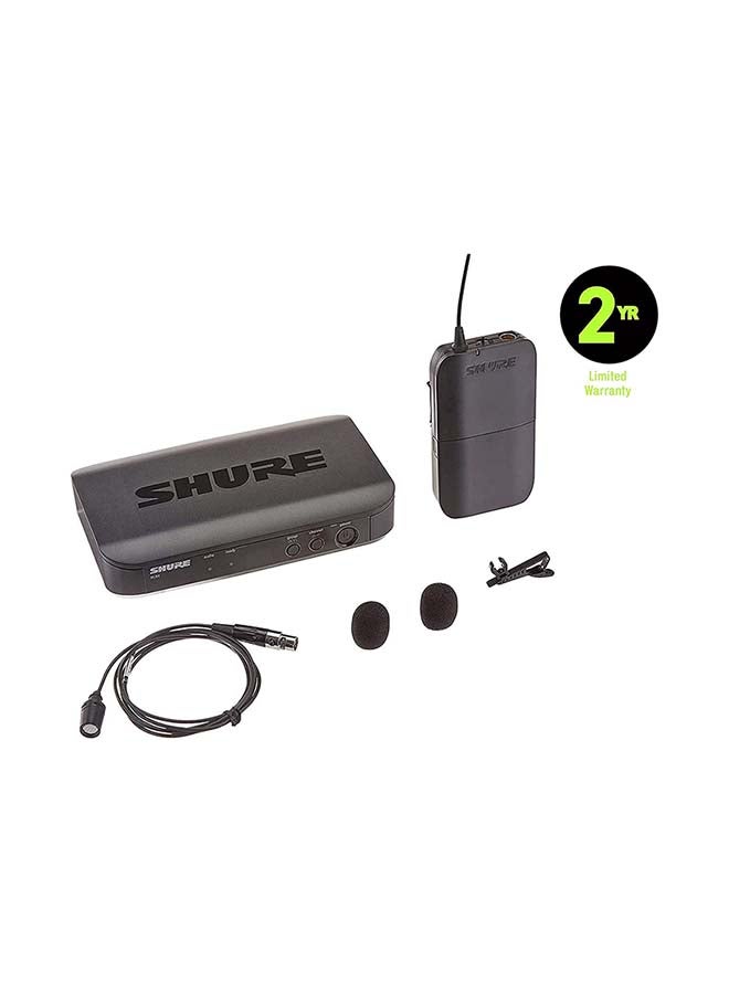 Shure 3-Piece Lavalier Wireless Microphone System Set BLX14UK/CVLX-K14 Black - Image 2