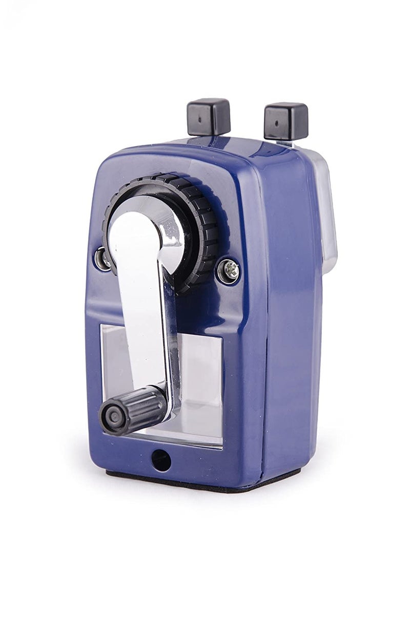 HOUSE HATCH Metal Body Pencil Sharpener, Compact & Durable for Smooth Precision Sharpening (Blue) - Image 4