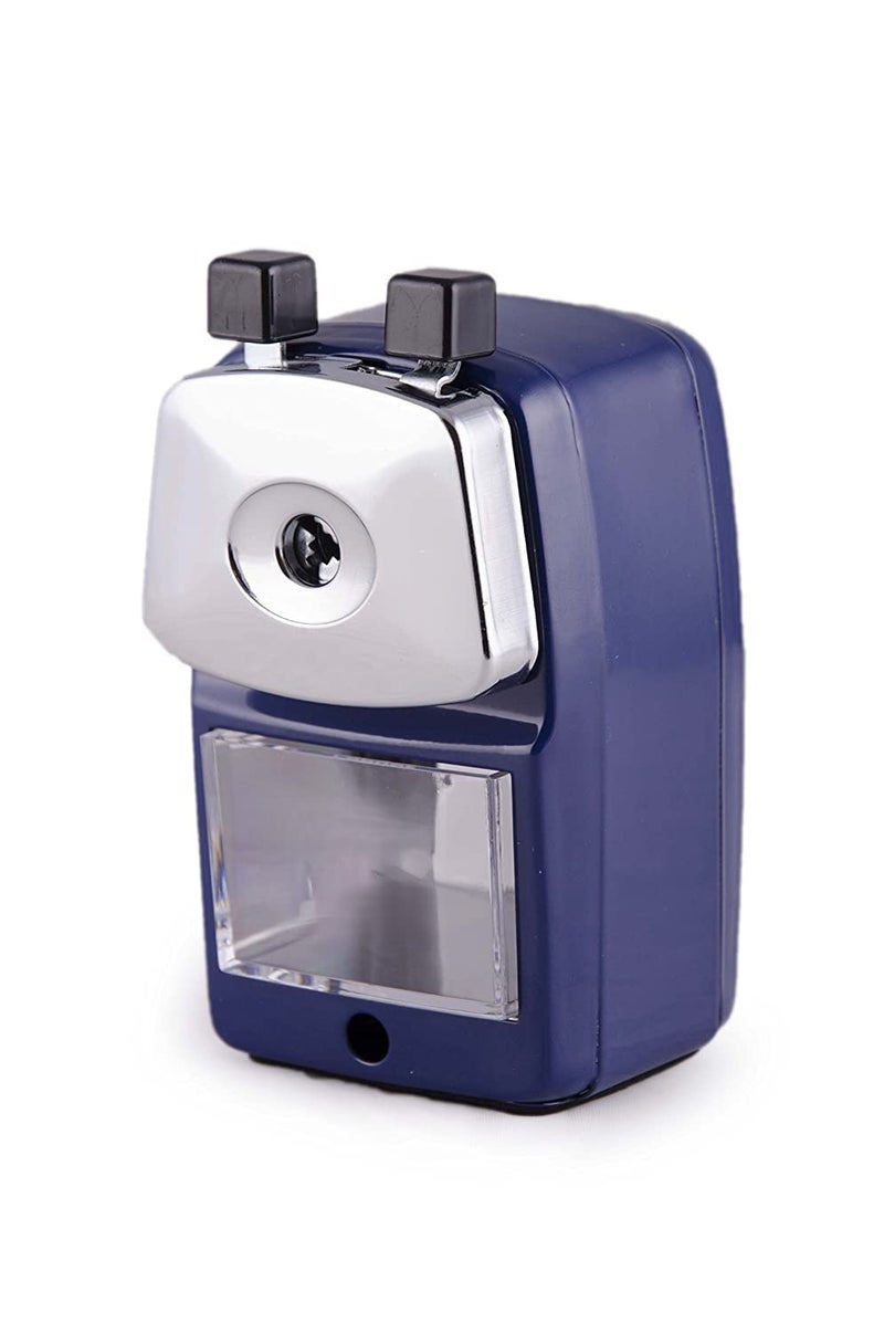 HOUSE HATCH Metal Body Pencil Sharpener, Compact & Durable for Smooth Precision Sharpening (Blue) - Image 5