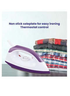 lynx Powerful 1200W Dry Iron with Non-Stick Ceramic Soleplate, Adjustable Temperature Control, Overheat Protection, Scratch-Resistant Surface & Lightweight Design for Effortless Ironing – Best for All Fabrics – LY-IR-3011  - Image 3
