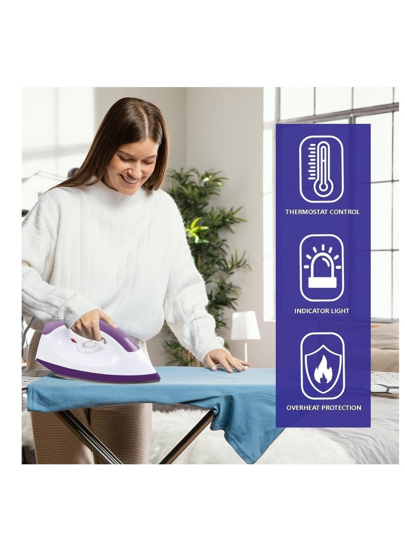 lynx Powerful 1200W Dry Iron with Non-Stick Ceramic Soleplate, Adjustable Temperature Control, Overheat Protection, Scratch-Resistant Surface & Lightweight Design for Effortless Ironing – Best for All Fabrics – LY-IR-3011 - Image 4