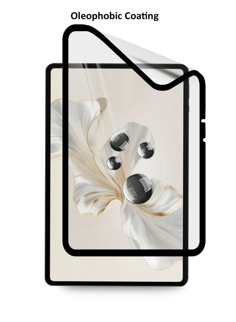 Techie حماية شاشة فيلم سيراميك غير لامع 9D لجهاز Honor Pad 9 بحجم 12.1 بوصة 2024 - درع مضاد لبصمات الأصابع، لمسة سلسة، تركيب خالي من الفقاعات - Image 4