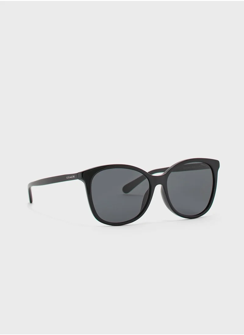 COACH 0HC8271U Cat Eye Sunglasses