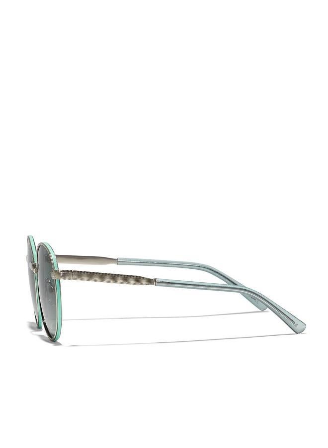 بلاك أوت "بلاك أوت فيرنس نظارة شمسية نسائية دائرية مع حماية من الأشعة فوق البنفسجية ٤٠٠ (فضي، رمادي)" - Image 3