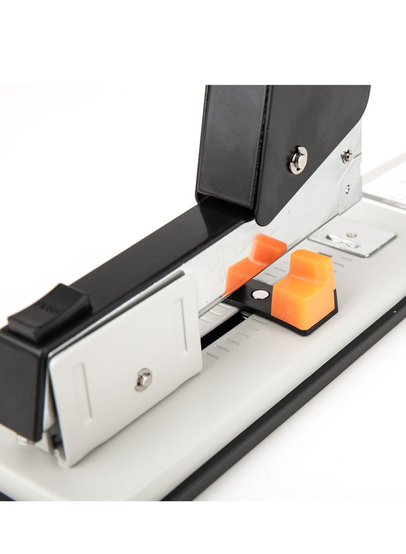 Deli E0392 Heavy Duty Stapler 1 piece - High Capacity, Durable Design (Up to 60 Sheets, Assorted Colours White or Black) - Image 3