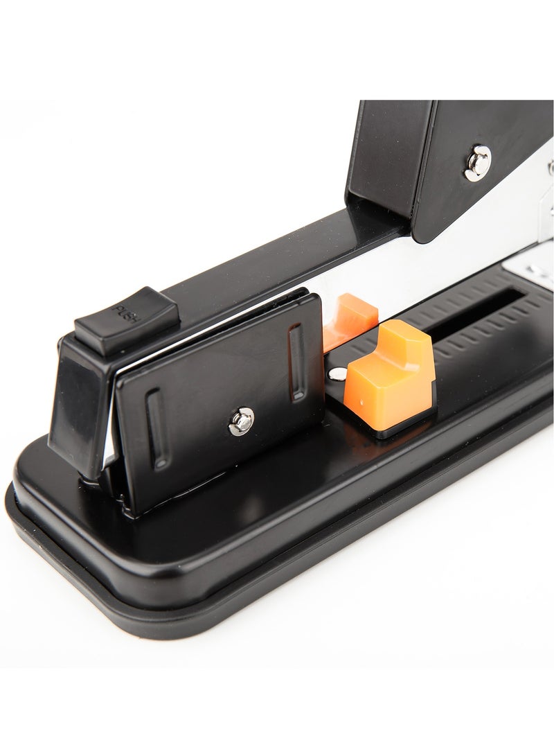 Deli E0392 Heavy Duty Stapler 1 piece - High Capacity, Durable Design (Up to 60 Sheets, Assorted Colours White or Black) - Image 2