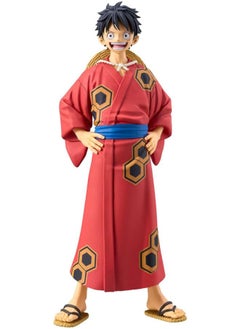 Bandai Banpresto  - One Piece - Dxf FILM RED-  GRANDLINE SERIES -THE GRANDLINE MEN - Monkey D. Luffy (Yukata Ver.)