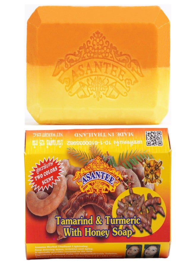 ASANTEE Tamarind and Turmeric with Honey Cleansing Soap Pack of 6 - Image 1