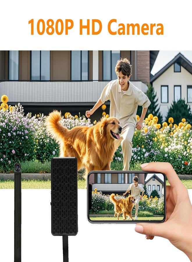 كاميرا InCliick Mini، وحدة تركيب ذاتي، كاميرات بدقة 1080 بكسل، تدعم اتصال واي فاي والتخزين المحلي، كاميرا مراقبة للاستخدام المنزلي والمكتبي مع خاصية كشف الحركة لمراقبة الحيوانات الأليفة/الأطفال/المربيات (بدون صوت). - Image 2