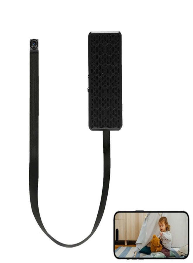 كاميرا InCliick Mini، وحدة تركيب ذاتي، كاميرات بدقة 1080 بكسل، تدعم اتصال واي فاي والتخزين المحلي، كاميرا مراقبة للاستخدام المنزلي والمكتبي مع خاصية كشف الحركة لمراقبة الحيوانات الأليفة/الأطفال/المربيات (بدون صوت). - Image 1