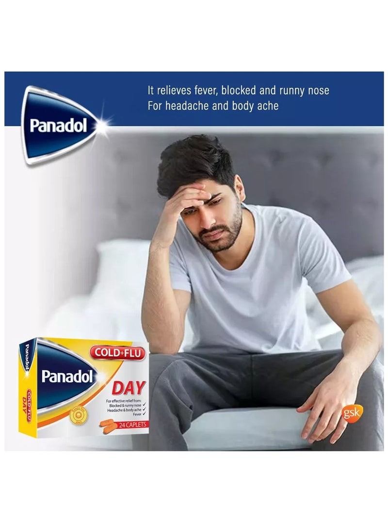 Panadol Cold And Flu Day Caplets-24'S. - Image 2