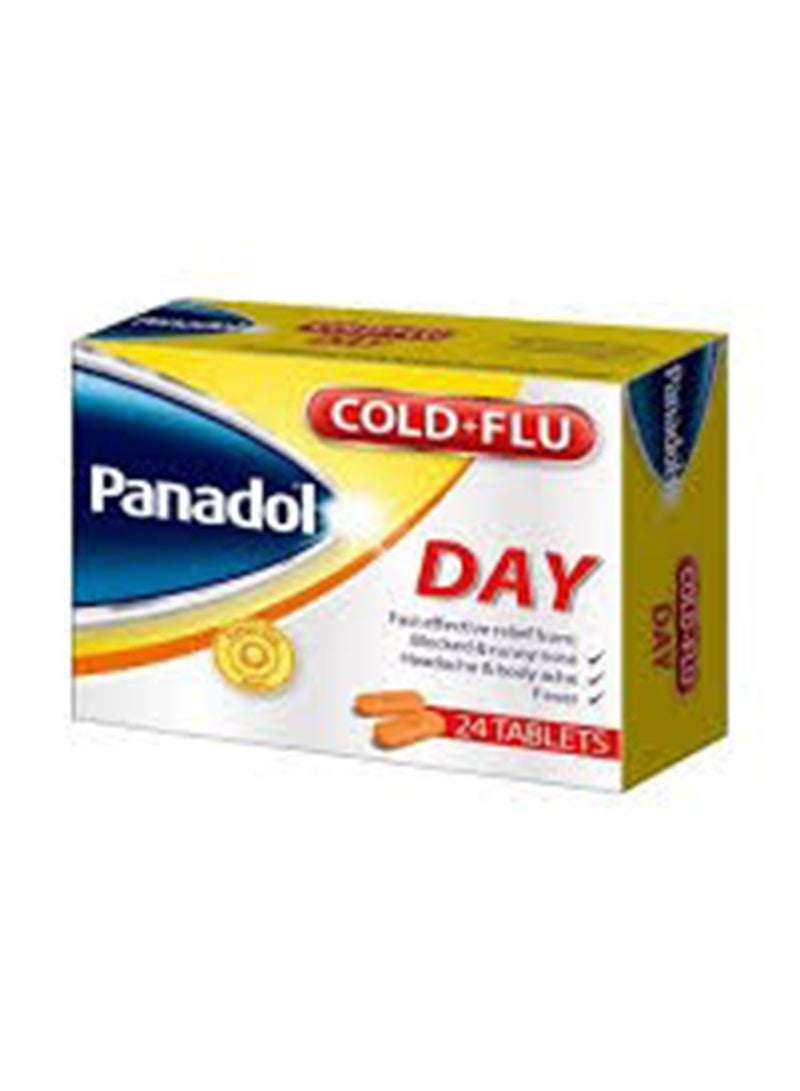 Panadol Cold And Flu Day Caplets-24'S. - Image 1