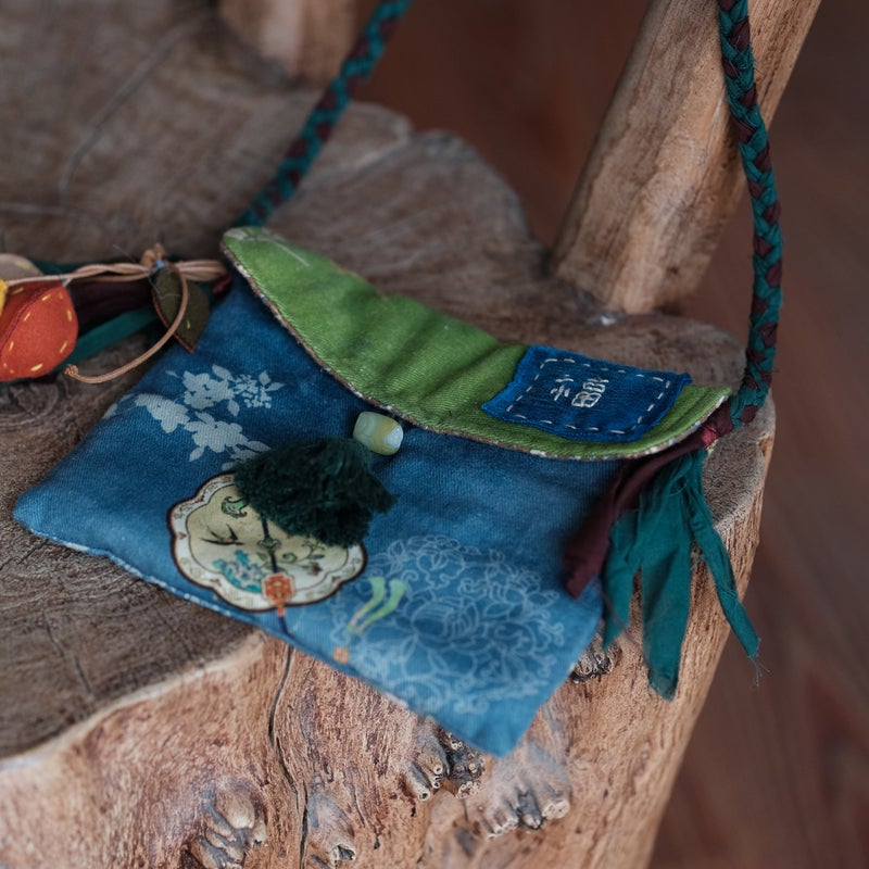 Retro Patchwork Cotton Crossbody Bag SC186 - Image 4