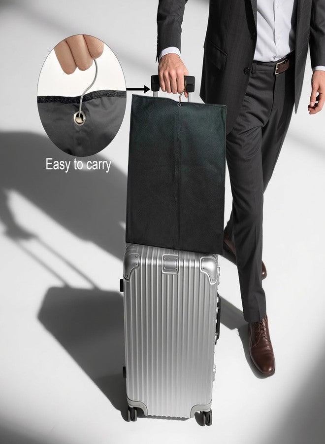 Beiskll 65" Dress Bags for Gowns Long, Garment Bags for Hanging Clothes with Clear Window, Foldable Suit Bag Cover for Travel and Storage (Black) - Image 4