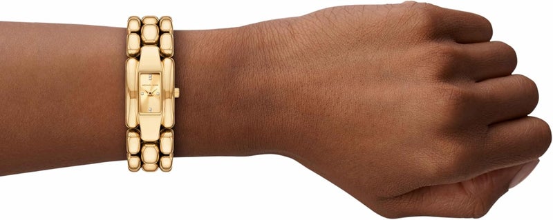 مايكل كورس Women Michael Kors Hally Gold Watch MK4921 - Image 2