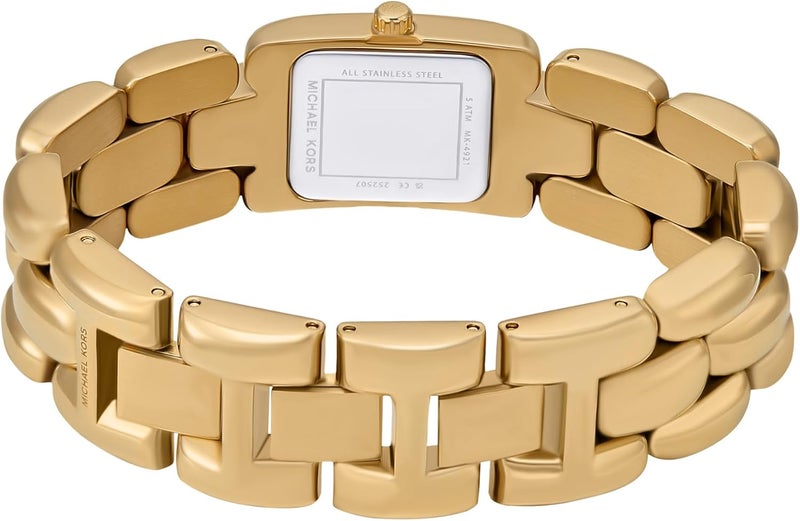 مايكل كورس Women Michael Kors Hally Gold Watch MK4921 - Image 4
