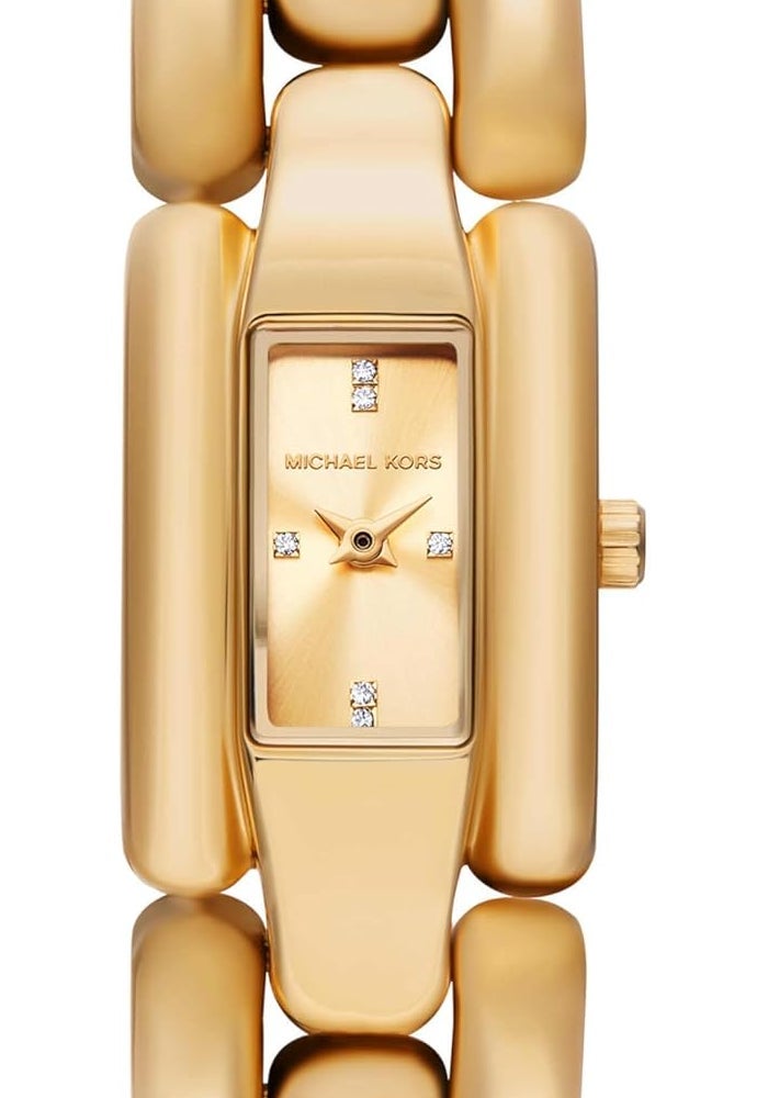 مايكل كورس Women Michael Kors Hally Gold Watch MK4921 - Image 1