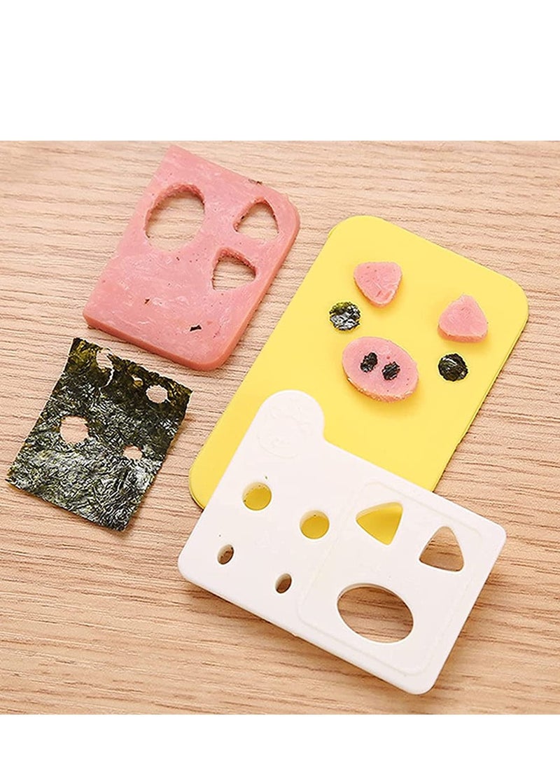 Zikra Onigiri Rice Ball Mould for Kids Animal Sushi Shaper Accessories Kitchen Tools with Nori Sea Punch Cutter - Image 4