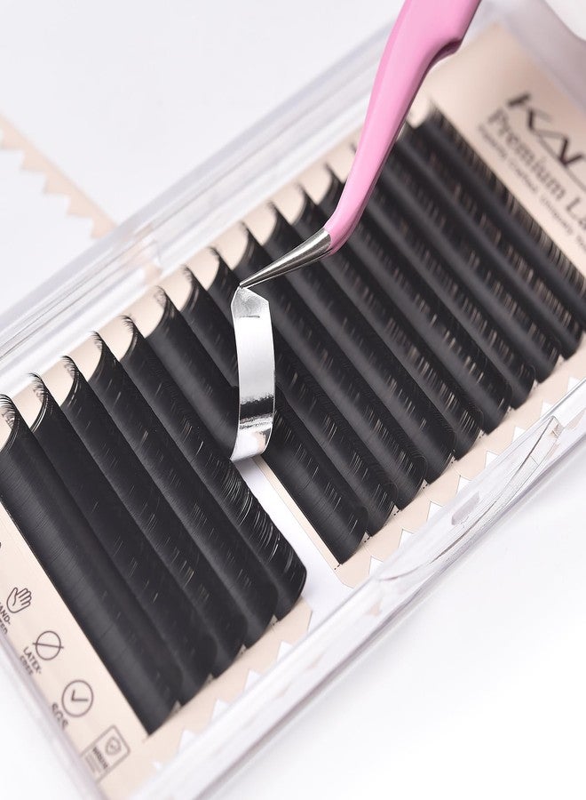 KADS Single Strip False Eyelashes - Individual Fluffy Lashes 4 Curl Types (C/CC/D/DD), 0.03-0.15mm Thickness, 7-20mm Length - DIY Extension Lashes for Volume & Natural Look (D-0.1, 16-20mm) - Image 1