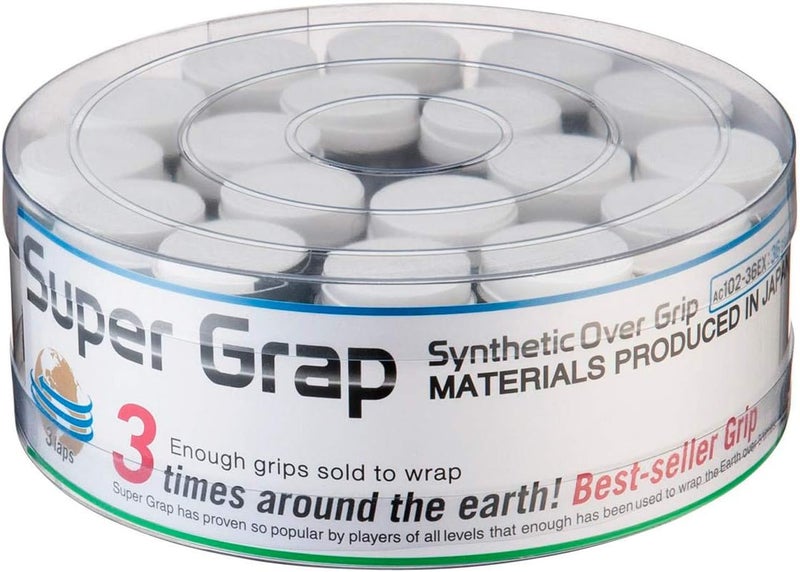 Yonex AC102EX - 36 Super Grap Grips in White - Image 2