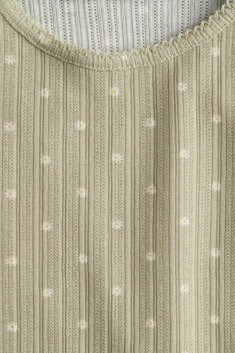 H&M Pointelle top