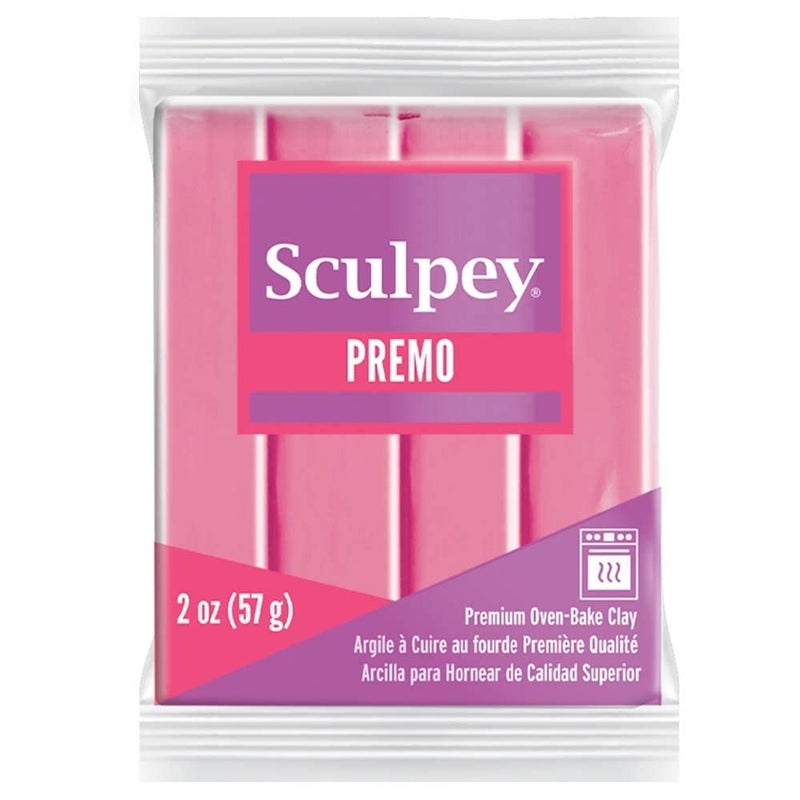 Sculpey Sculpey Premo Polymer OvenBake Clay Blush Pink Non Toxic 2 oz bar Great for jewelry making holiday DIY mixed media and home dcor projects Premium clay perfect for clayers and artists 