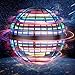LEMATRIX Flying Orb Ball Toy Hover Ball Boomerang Fly Fidget Spinner Cool Toys Gifts for 6 7 8 9 10 11 12 Years Old boy Girls Teens Hand Mini Drone Cosmic Globe Indoor Outdoor ToysBlack - Image 4