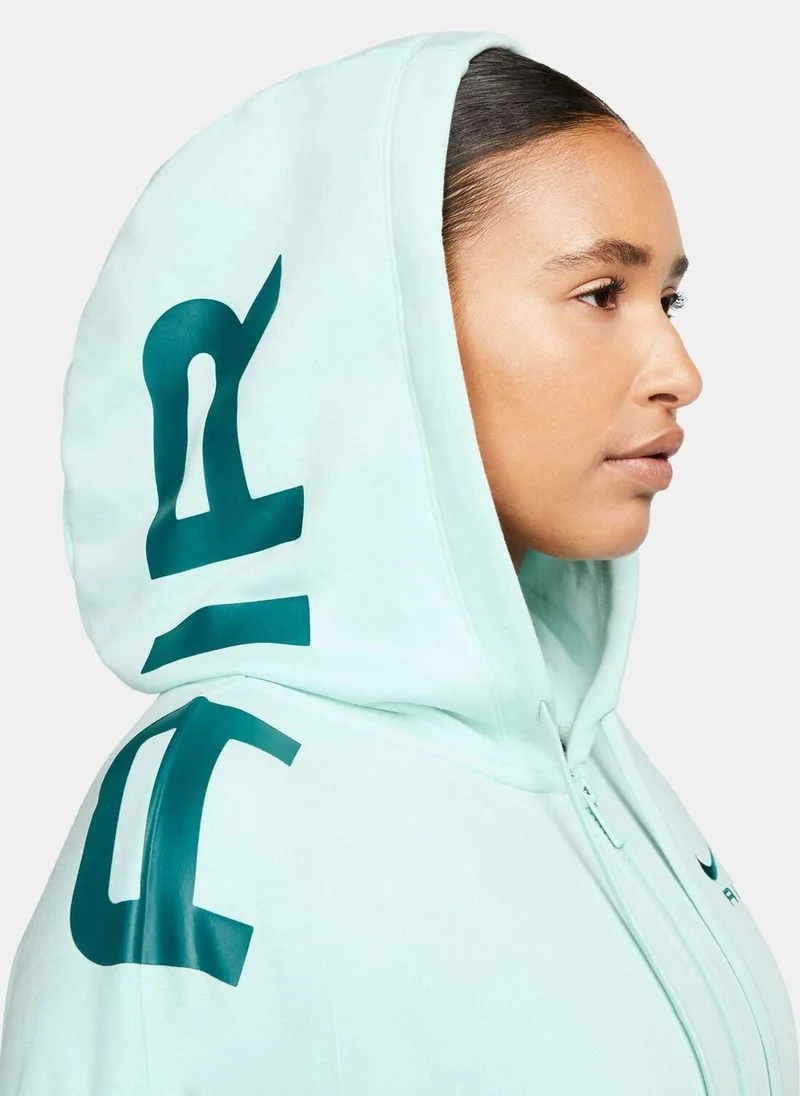 نايكي هودي سبورتسوير اير بسحاب كامل للنساء