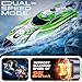 BEZGAR RC Boat 12 inch Remote Control Boat for Kids and Adults 25 KPH Fast RC Speed Boats with 700mAh Battery Ideal Waterproof Toy Boats for Lakes Pools TX126 Green - Image 4