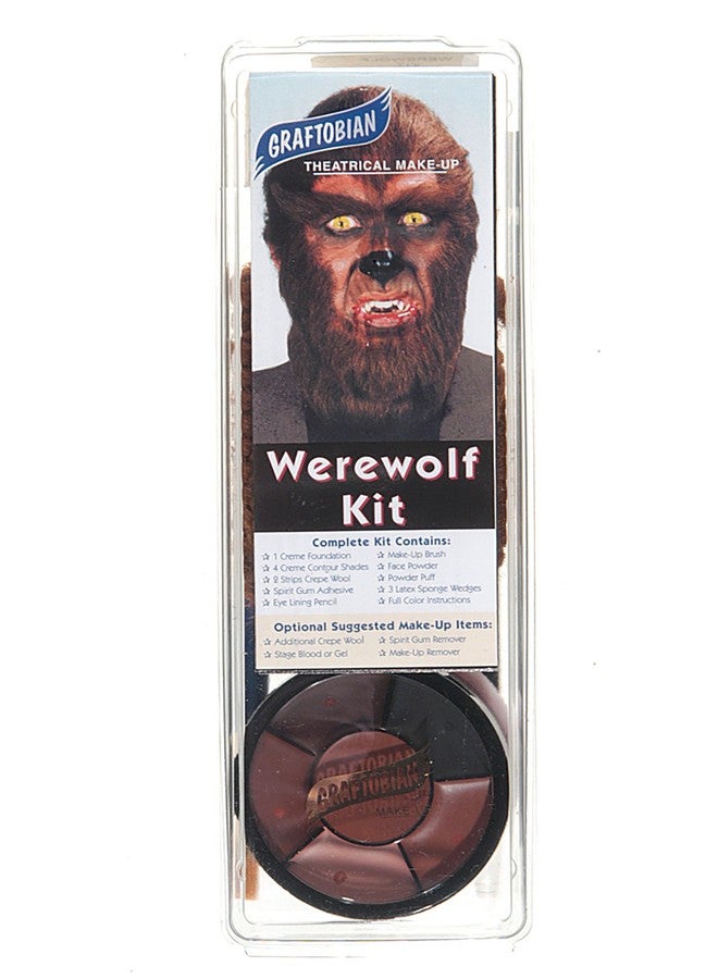 Graftobian Werewolf Character Makeup Kit - Werewolf Makeup Set for Costumes, Cosplay, and Halloween - Image 1