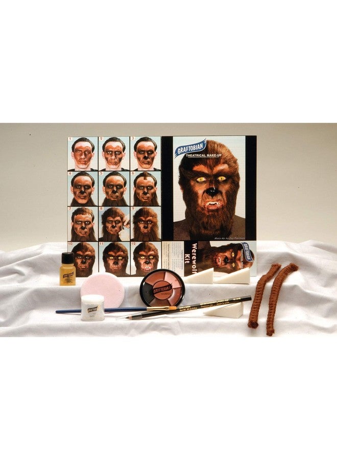 Graftobian Werewolf Character Makeup Kit - Werewolf Makeup Set for Costumes, Cosplay, and Halloween - Image 3