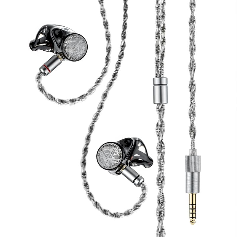 Moondrop Meteor 1DD+2BA+4Planar Earphone 0.78mm 2Pin Interchangeable Design Mixed Cable with Replaceable Plug 3.5mm SE+4.4mm BAL IEMs - Image 2