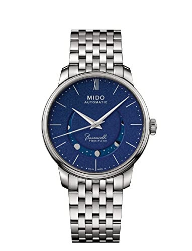 MIDO Baroncelli Smiling Moon Gent - Swiss Automatic Watch for Men - Blue Dial - Case 39mm - M0274071104000 - Image 1