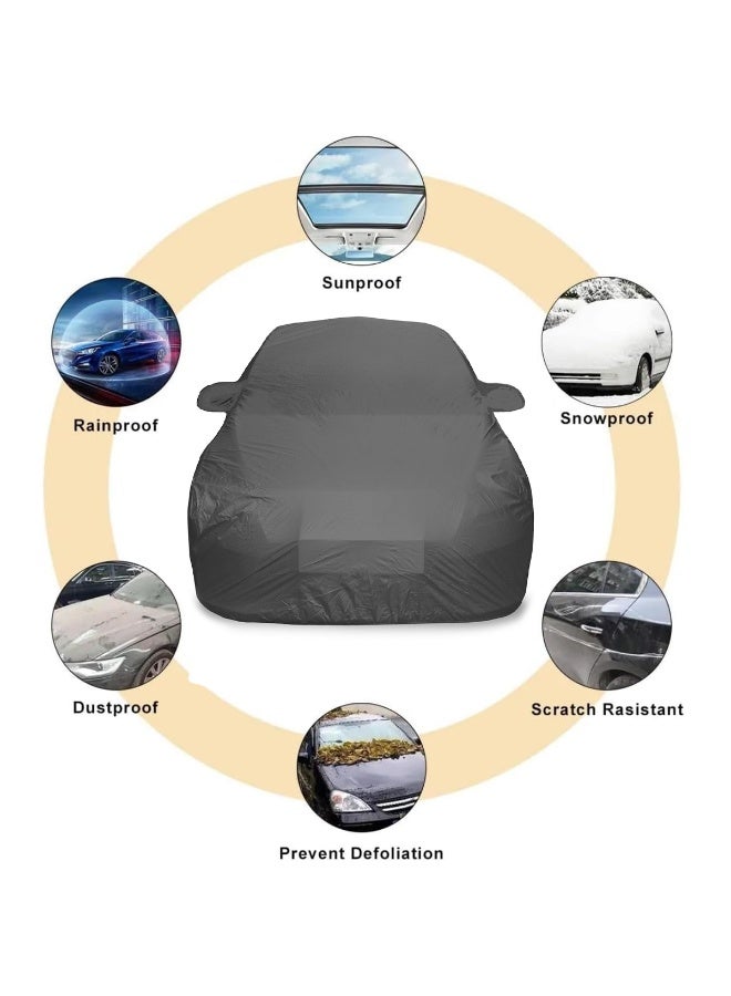 AGC Car Body Cover for Toyota Prado – All Weather Protection, Waterproof, Dustproof, UV Resistant, Heat Resistant, Scratch Proof, Durable Outdoor & Indoor Vehicle Protection Cover with Mirror Pockets - Image 5