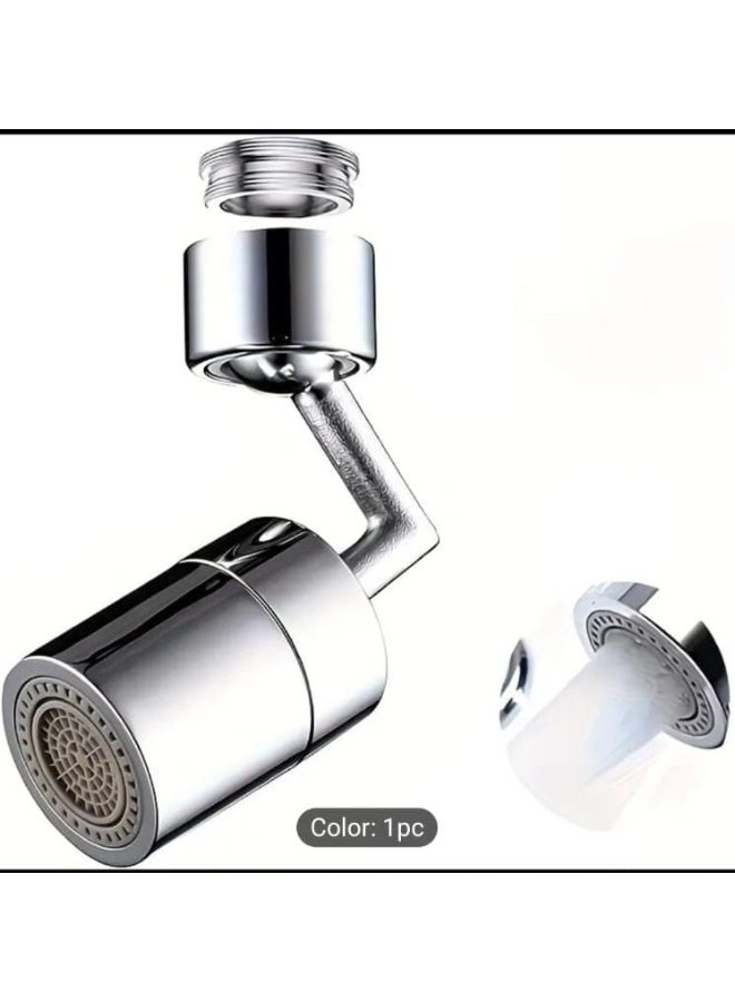 إل ديس رأس رشاش صنبور دوّار 720 درجة – ملحق مهوّي حوض المطبخ قابل للتعديل مع فوهة موفرة للمياه ومحوّل عالمي (متوافق مع حنفيات مقاس 22–24 مم) - Image 3