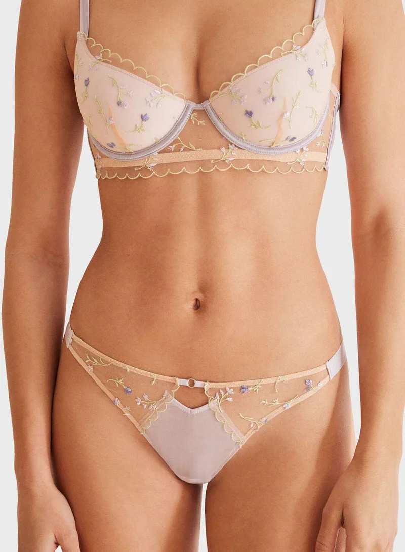 women'secret Embroided Brief