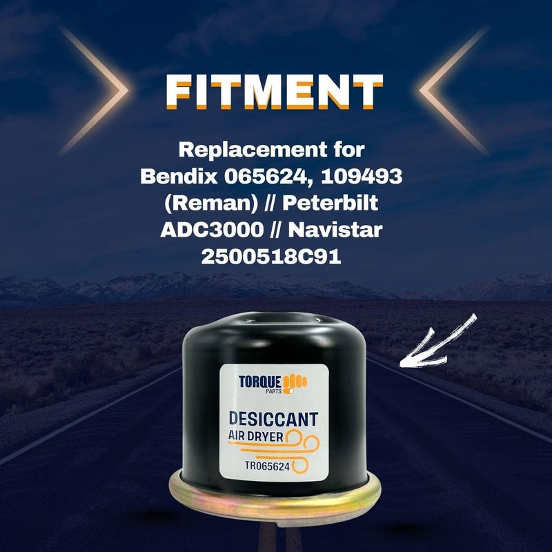 TORQUE AD-IP Desiccant Cartridge for Air Dryers - Replaces Bendix 065624, Haldex 65624K - Image 2