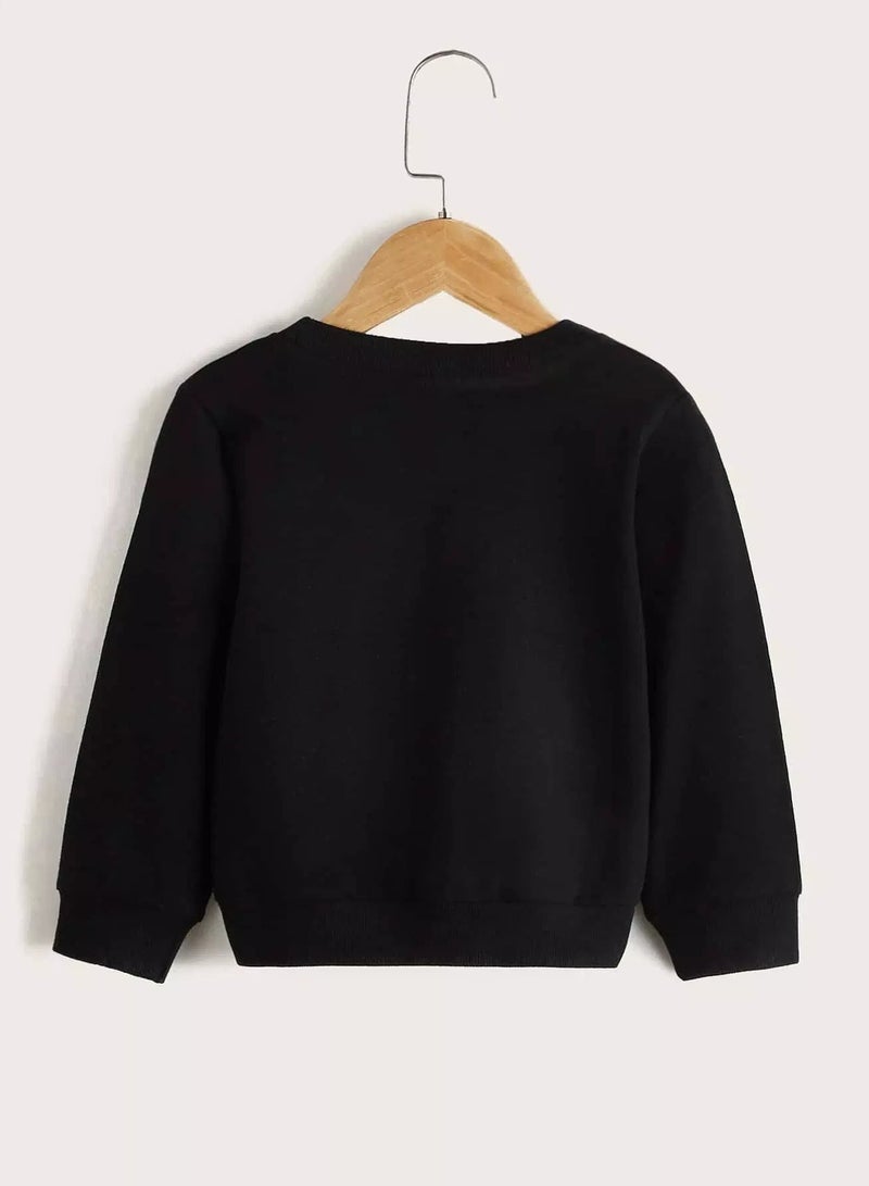Toddler Boys Car & Plaid Print Sweatshirt - Image 2