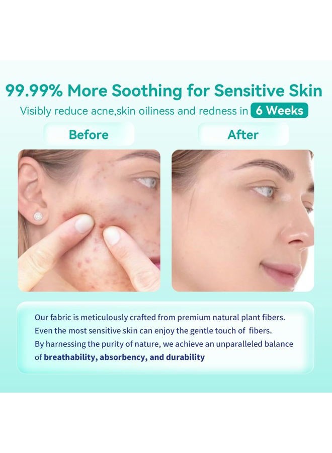 Ditoi Disposable Face Towels, Daily Facial Tissues, Super Soft and Thick Face Towels XL, Makeup Remover Dry Wipes, Facial Clean Cloths for Sensitive Skin, 10"×12" 50 Count (4 Pack) - Image 5