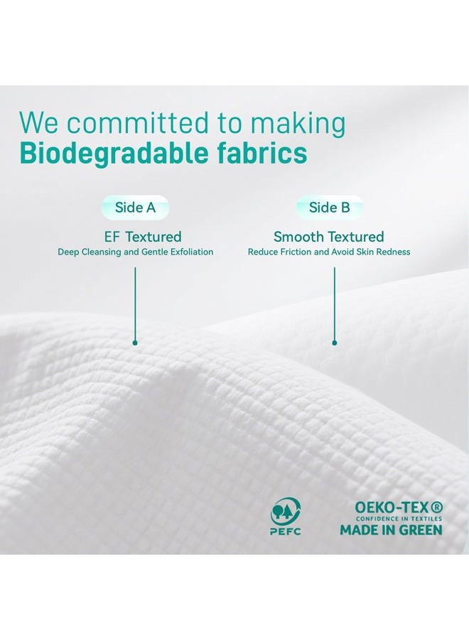 Ditoi Disposable Face Towels, Daily Facial Tissues, Super Soft and Thick Face Towels XL, Makeup Remover Dry Wipes, Facial Clean Cloths for Sensitive Skin, 10"×12" 50 Count (4 Pack) - Image 3