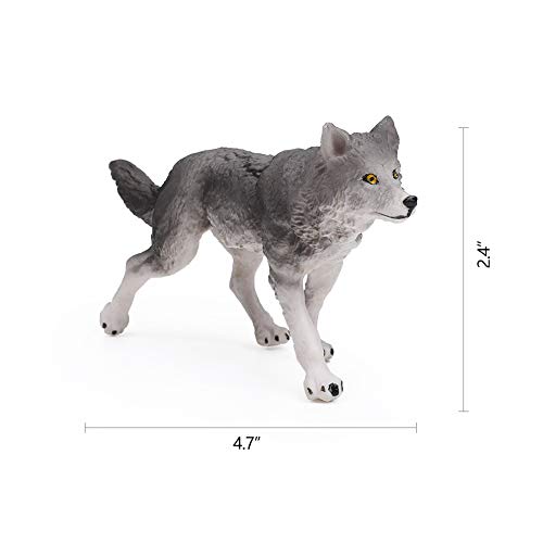 RESTCLOUD 7Pcs Wolf Toy Figurines Set Wolf Animals Figures (Wolf Set A) - Image 2