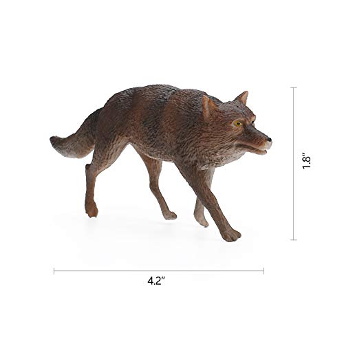 RESTCLOUD 7Pcs Wolf Toy Figurines Set Wolf Animals Figures (Wolf Set A) - Image 3