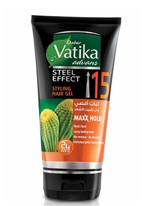 Steel Effect Styling Hair Gel Maxx Hold 150ml