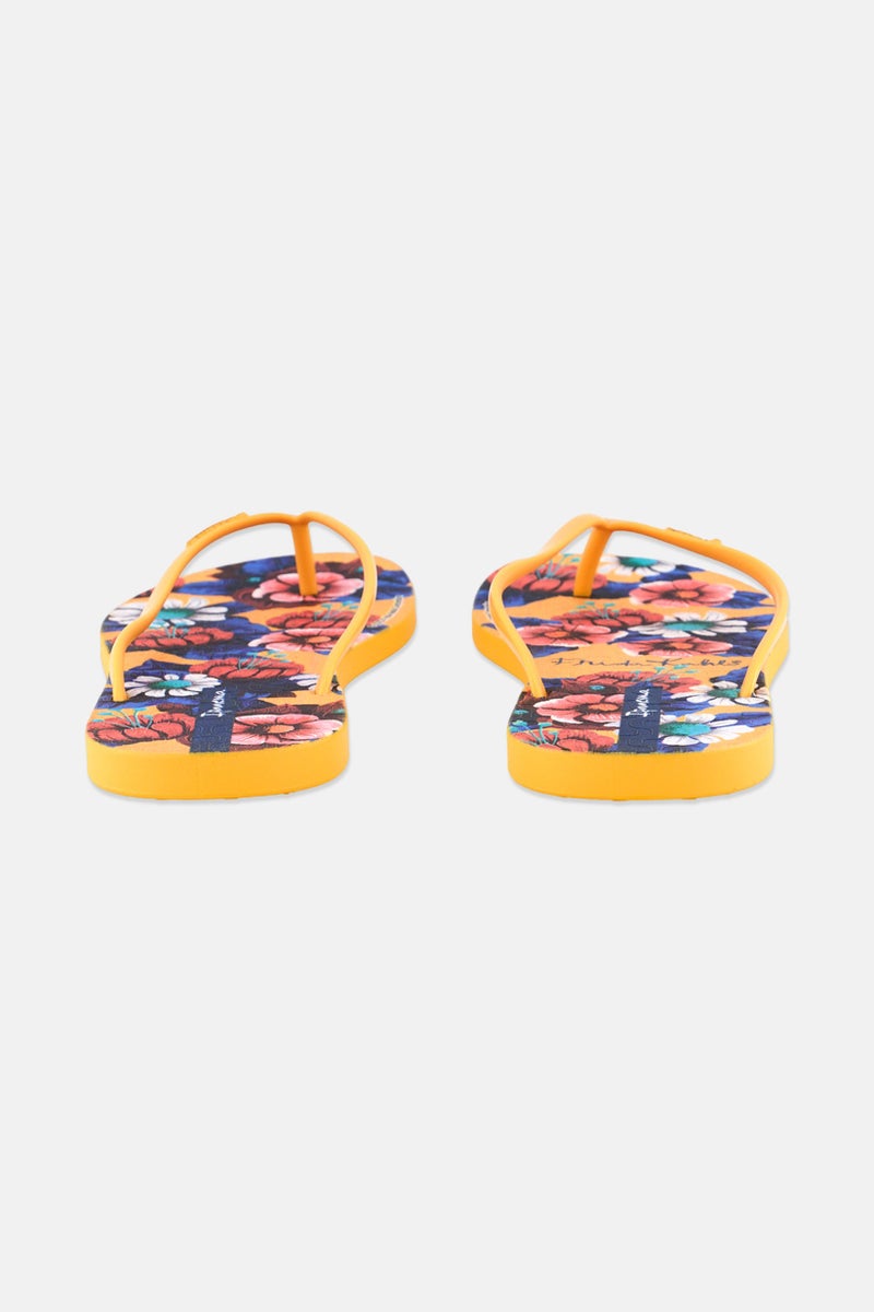 Ipanema Women Frida Kahlo Slip On Slippers, Orange Combo - Image 2