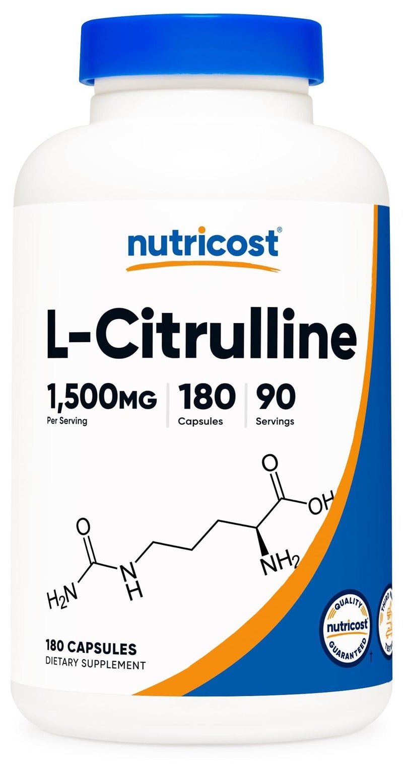 إل-سيترولين ١٥٠٠ مجم لكل حصة، ١٨٠ كبسولة، ٩٠ حصة - Image 1