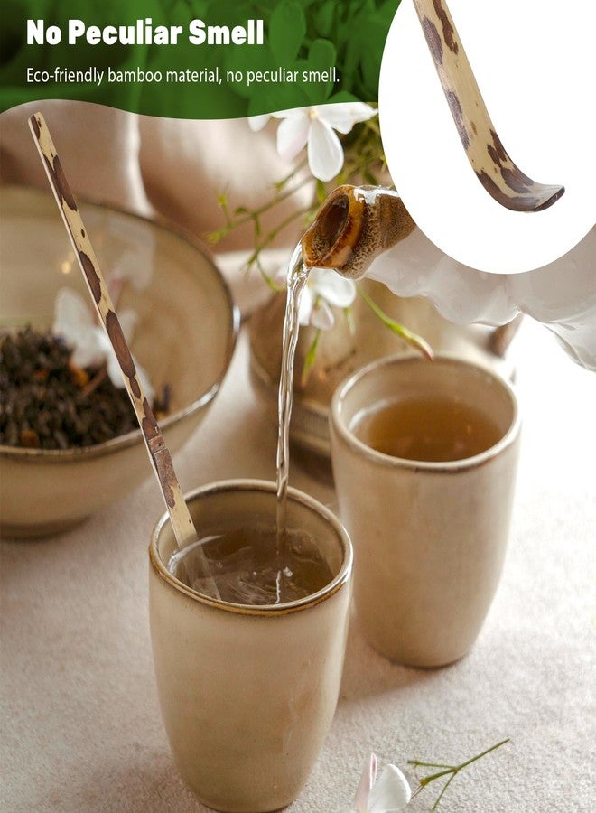 Styquenzer 3 Pcs Matcha Spoon, Bamboo Matcha Scoop Japanese Chashaku Hooked Tea Leaf Sticks Tea Whisk Scooping Spoon for Traditional Japanese-Tea-Ceremony Spices Condiments Coffee Powder - Image 5