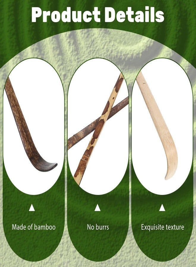 Styquenzer 3 Pcs Matcha Spoon, Bamboo Matcha Scoop Japanese Chashaku Hooked Tea Leaf Sticks Tea Whisk Scooping Spoon for Traditional Japanese-Tea-Ceremony Spices Condiments Coffee Powder - Image 3