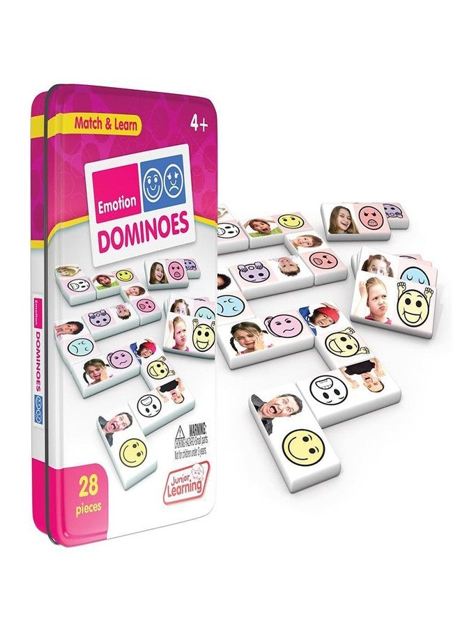 Junior Learning Emotion Dominoes,4.7 x 1.5 x 7.8 inches - Image 1
