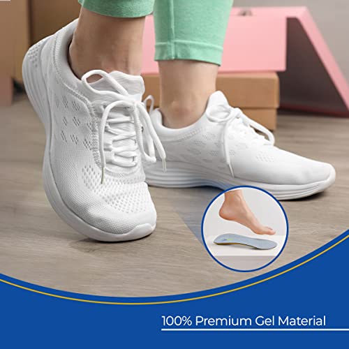 Dr.Foot Dr Foot Gel Insoles Pair | For Walking, Running, Sports, Formal and Safety Shoes | All Day Comfort Shoe Inserts | Dual Gel Technology | unisex (L)- 1 Pair (Large) - Image 3